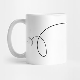 Dog Puppy | One Line Artist | Minimal Art | One Line Art | Minimalist Mug